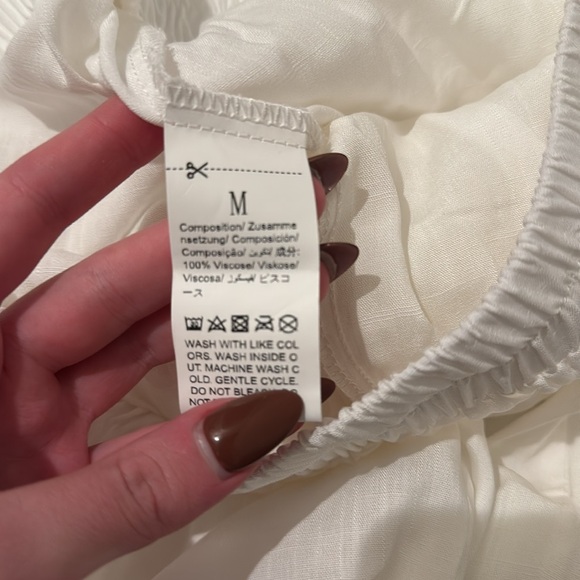 White beach pants Size Meduim - Picture 3 of 3